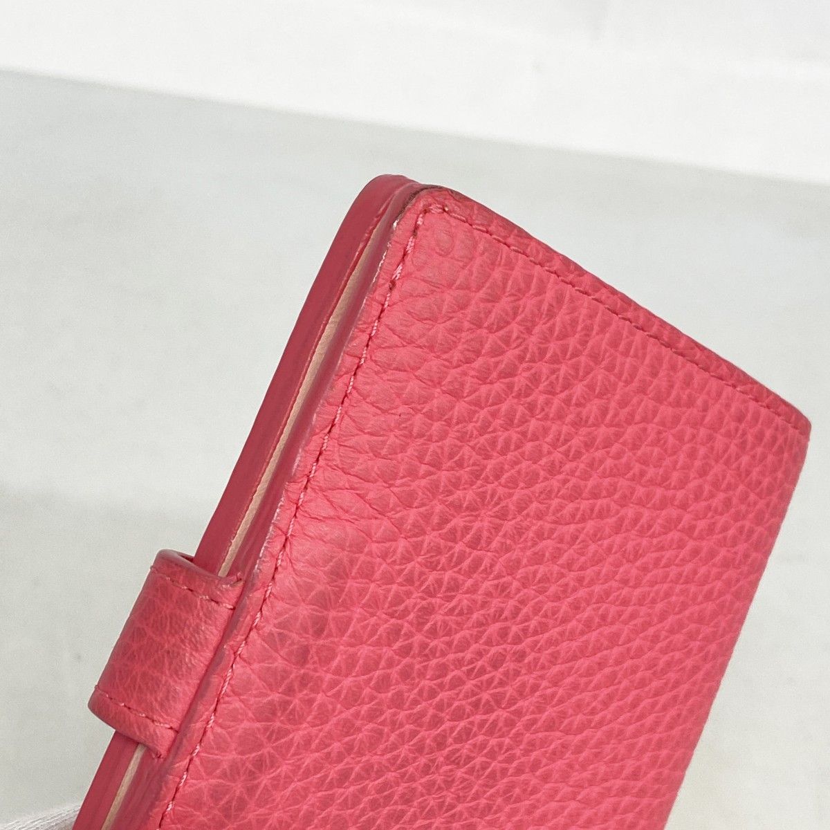 Louis Vuitton Wallet Taurillon LV by the Pool Vertical CP Fuchsia Pink