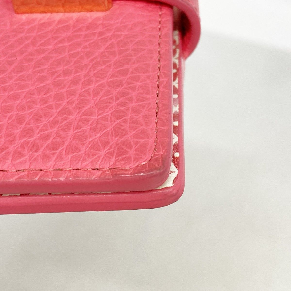Louis Vuitton Wallet Taurillon LV by the Pool Vertical CP Fuchsia Pink