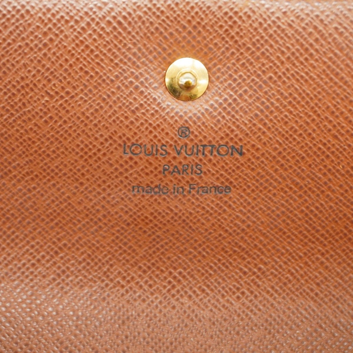 Louis Vuitton Trifold Wallet Monogram Portefeuille International Brown
