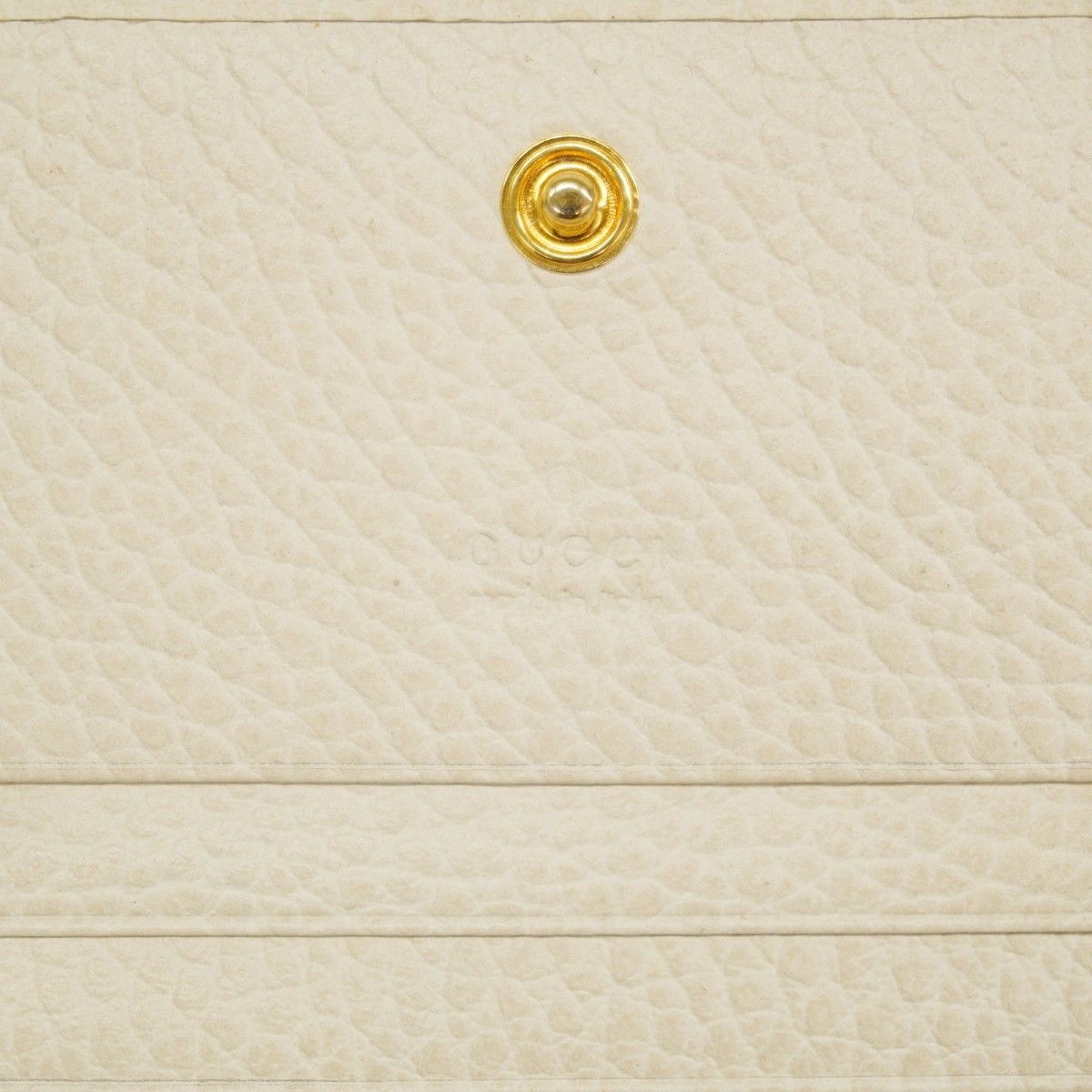 Gucci Wallet GG Marmont Leather White Gold