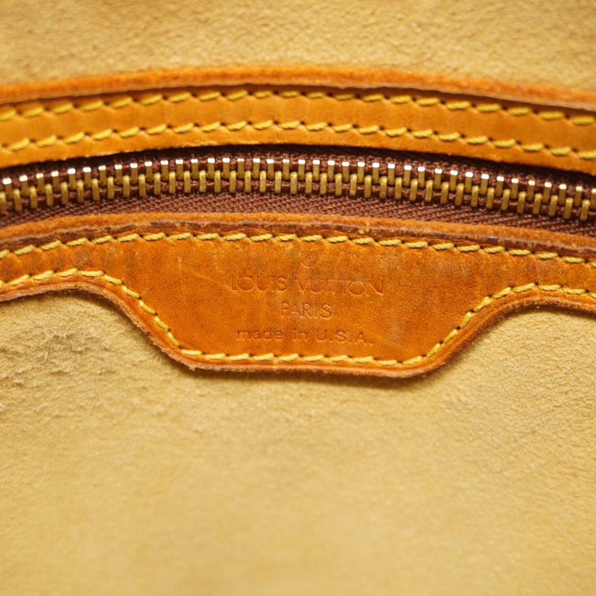 Louis Vuitton Shoulder Bag Monogram Looping GM Brown