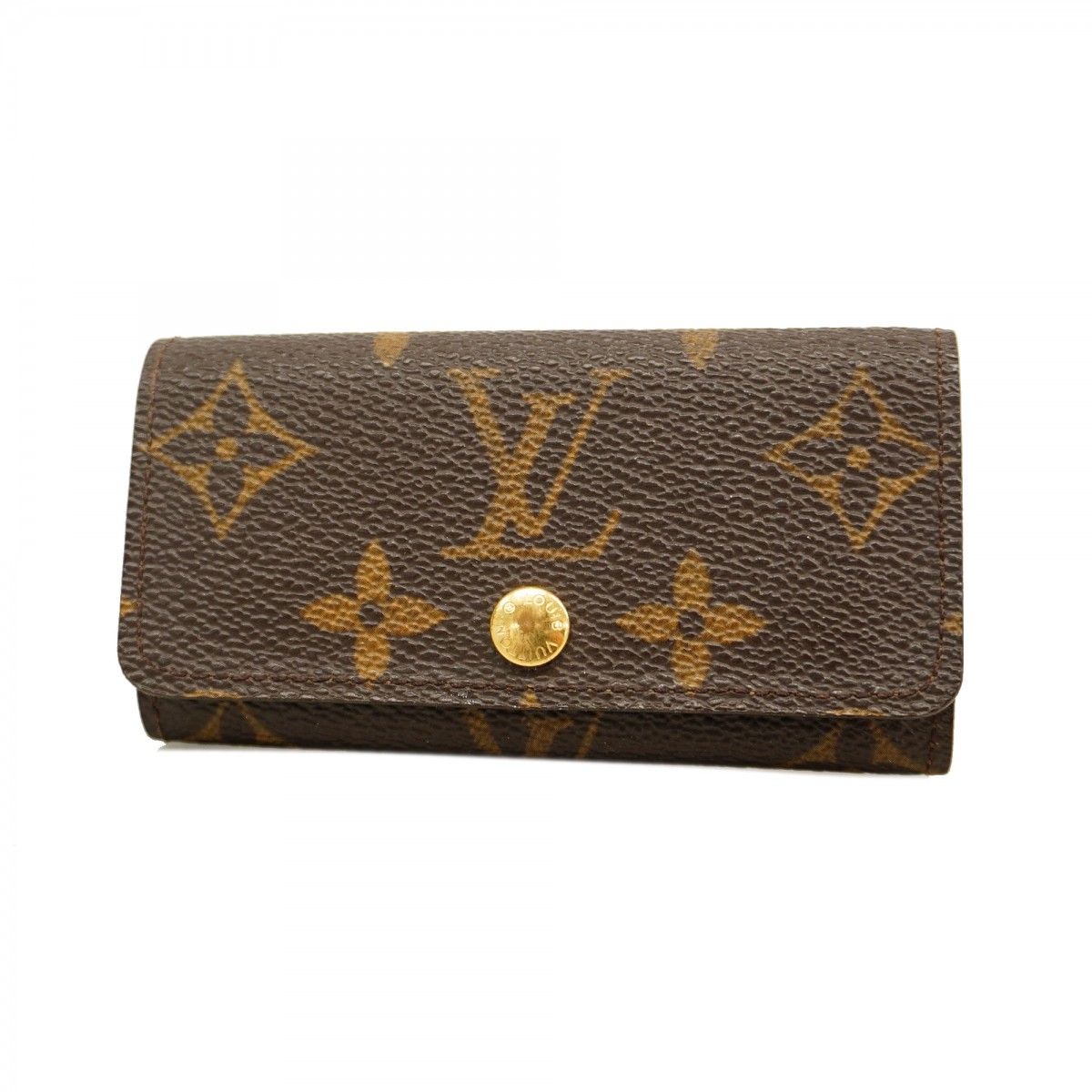 Louis Vuitton Key Case Monogram Multicles 4 Brown Key Holder
