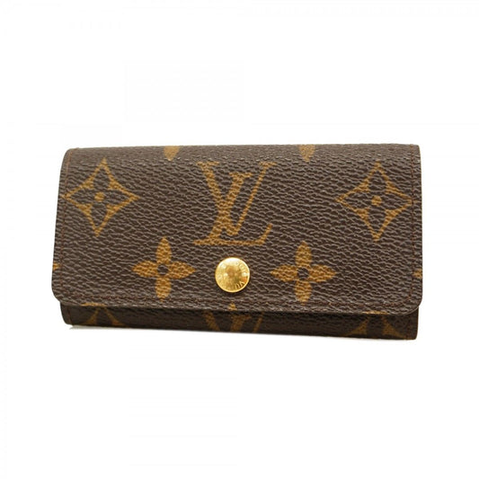 Louis Vuitton Key Case Monogram Multicles 4 Brown Key Holder