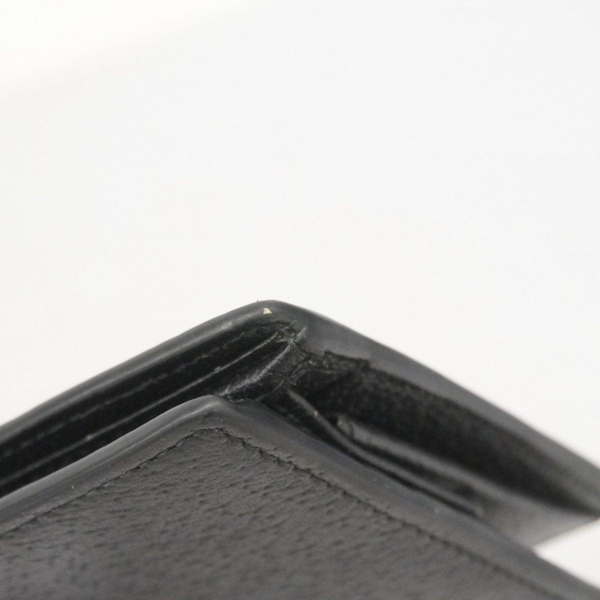 Gucci Wallet Bi Leather Black Gold