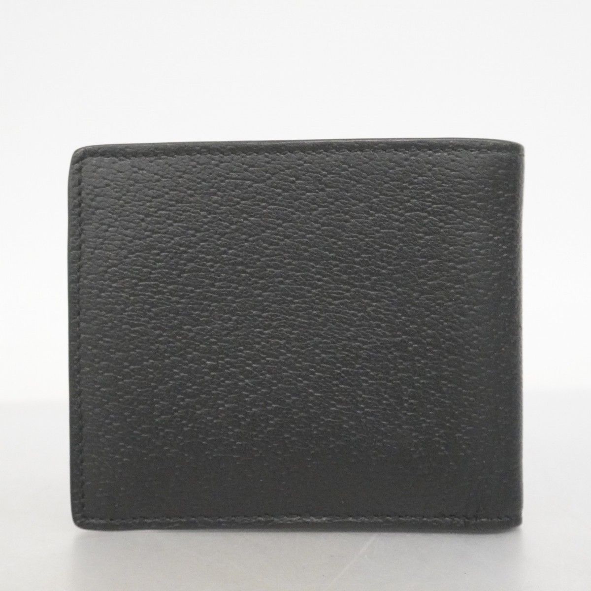 Gucci Wallet Bi Leather Black Gold