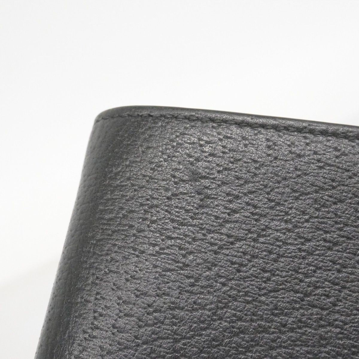 Gucci Wallet Bi Leather Black Gold
