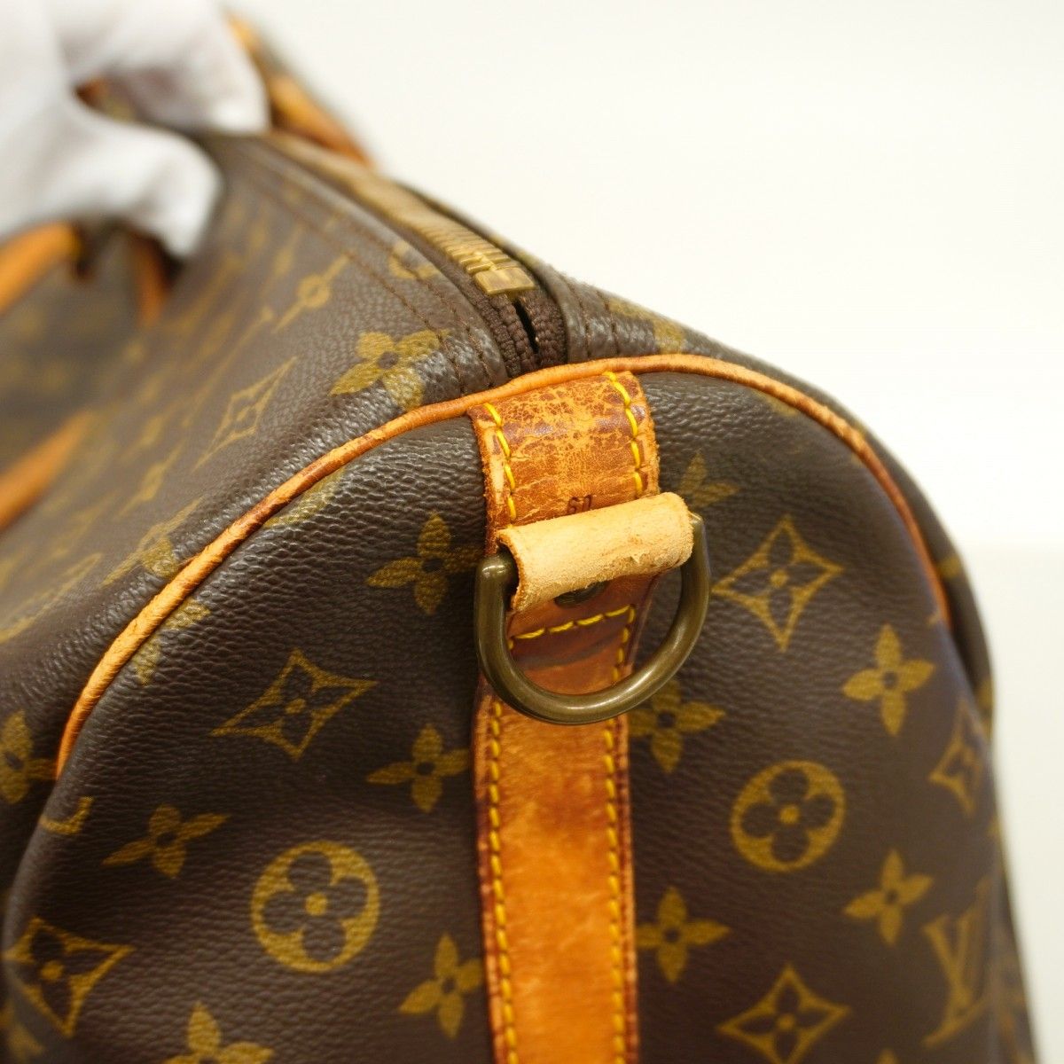 Louis Vuitton Boston Bag Monogram Keepall Bandouliere 60 Brown