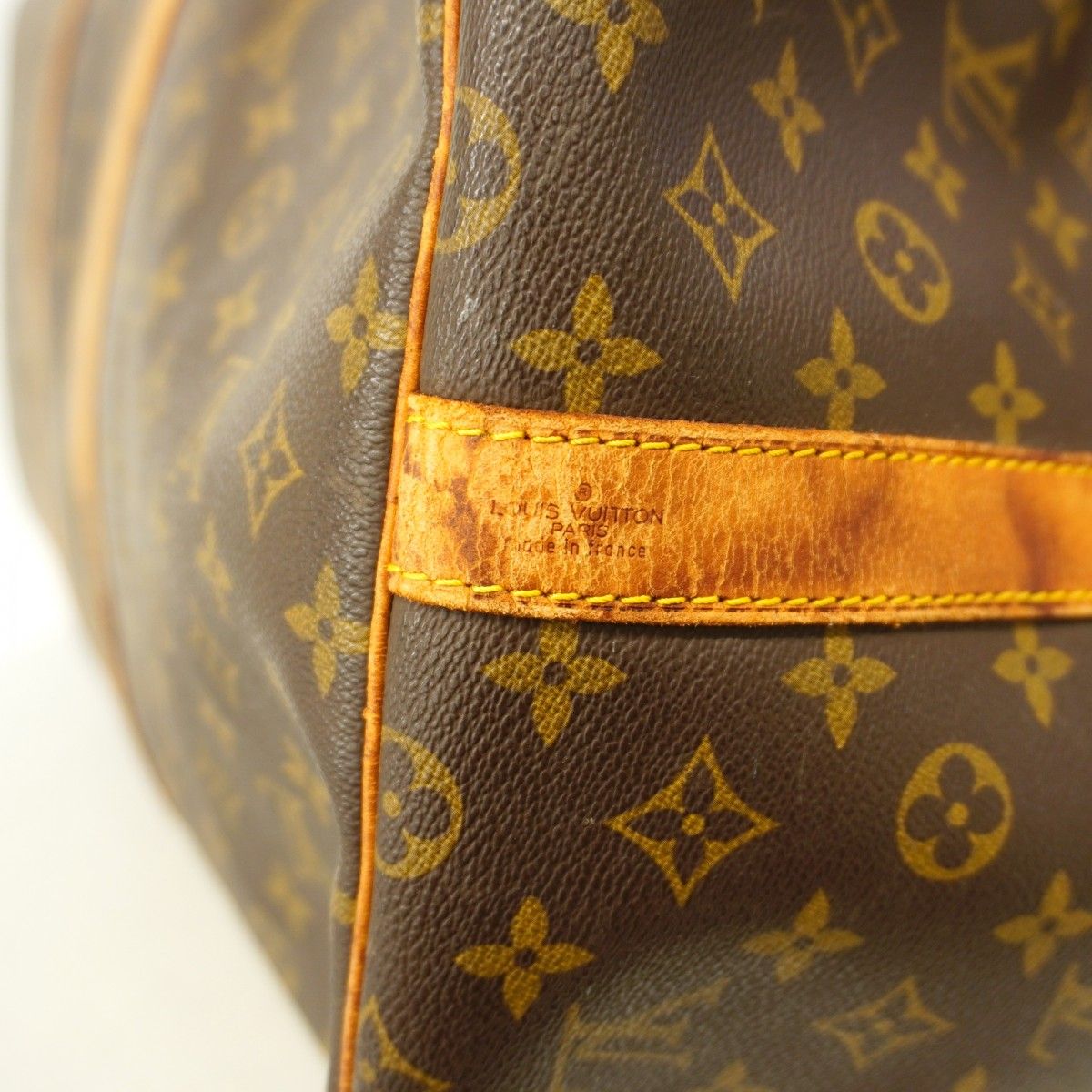 Louis Vuitton Boston Bag Monogram Keepall Bandouliere 60 Brown