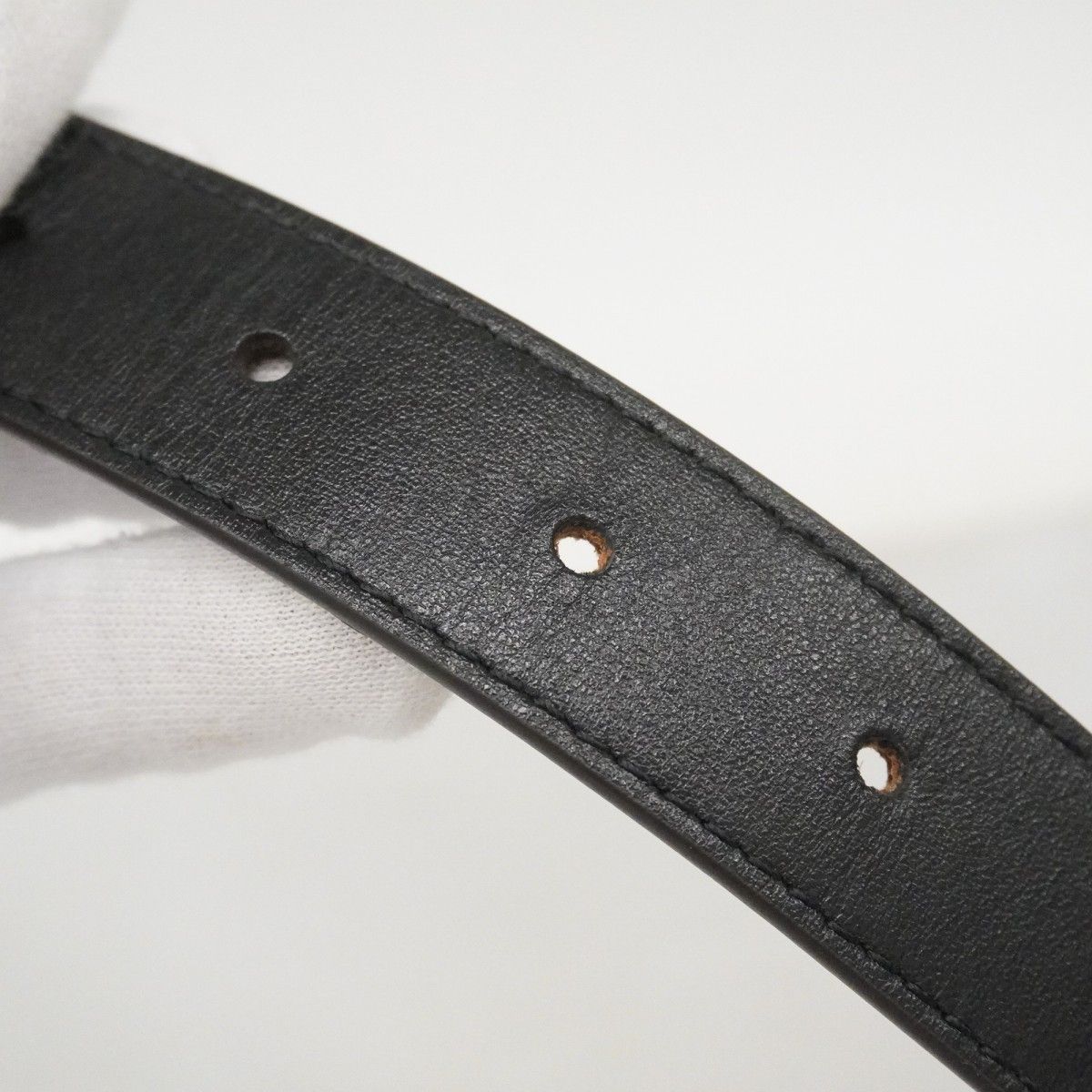 Louis Vuitton Belt Monogram Reverse Ceinture Dauphine 80 32 Brown Black