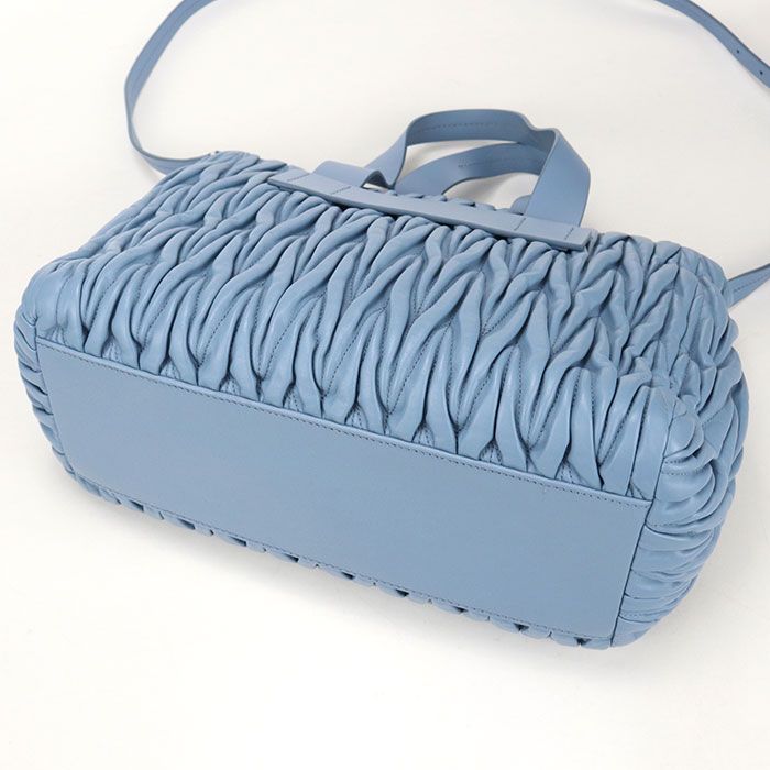 Miu Miu Miu 2-Way Matelasse Tote Lambskin