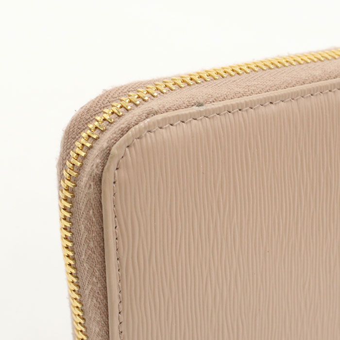 Prada Zip Around Wallet Leather
