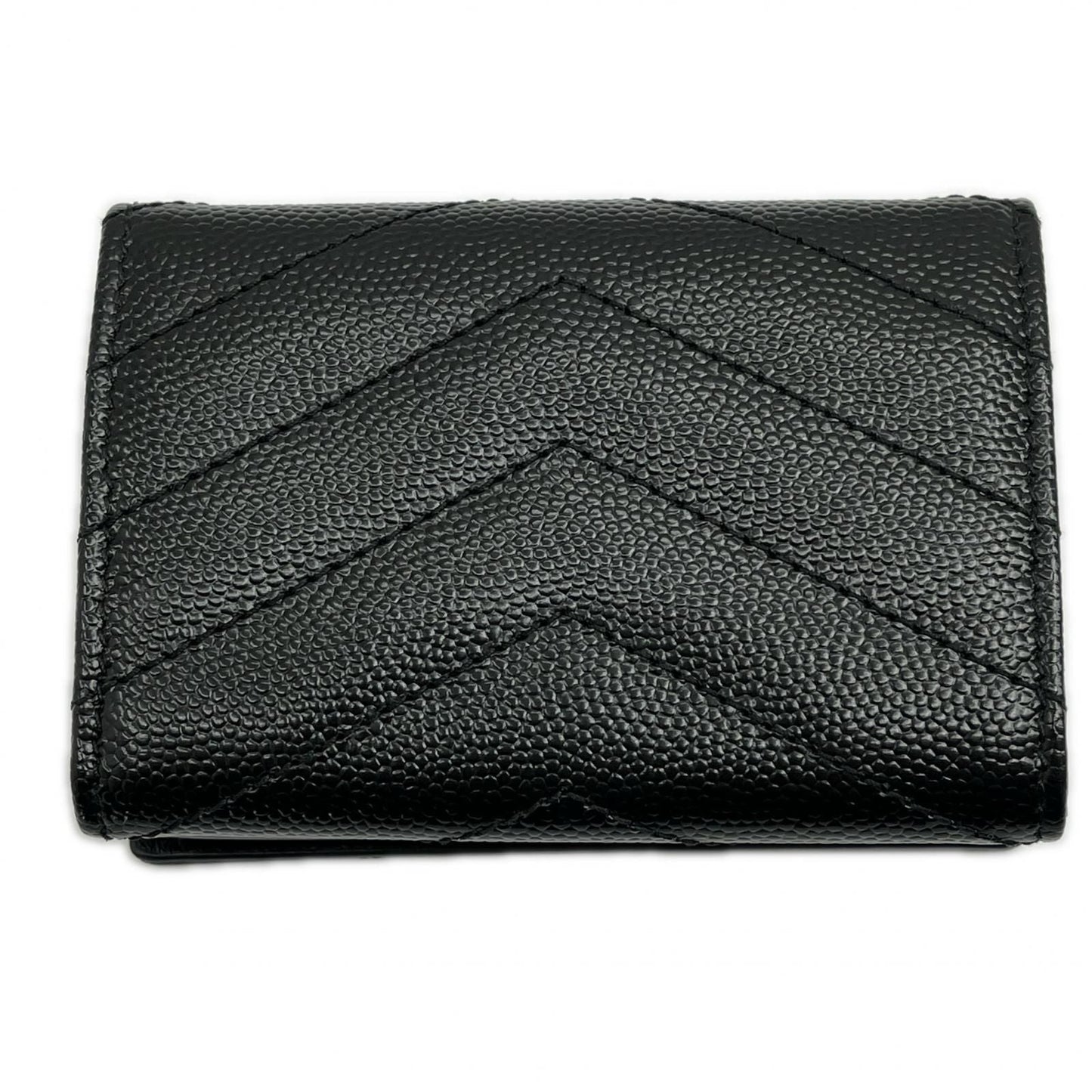 Saint Laurent Yves Wallet Black