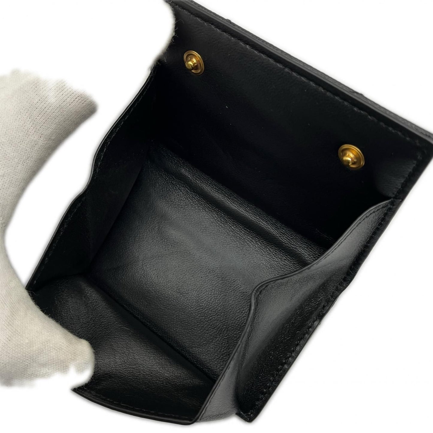 Saint Laurent Yves Wallet Black