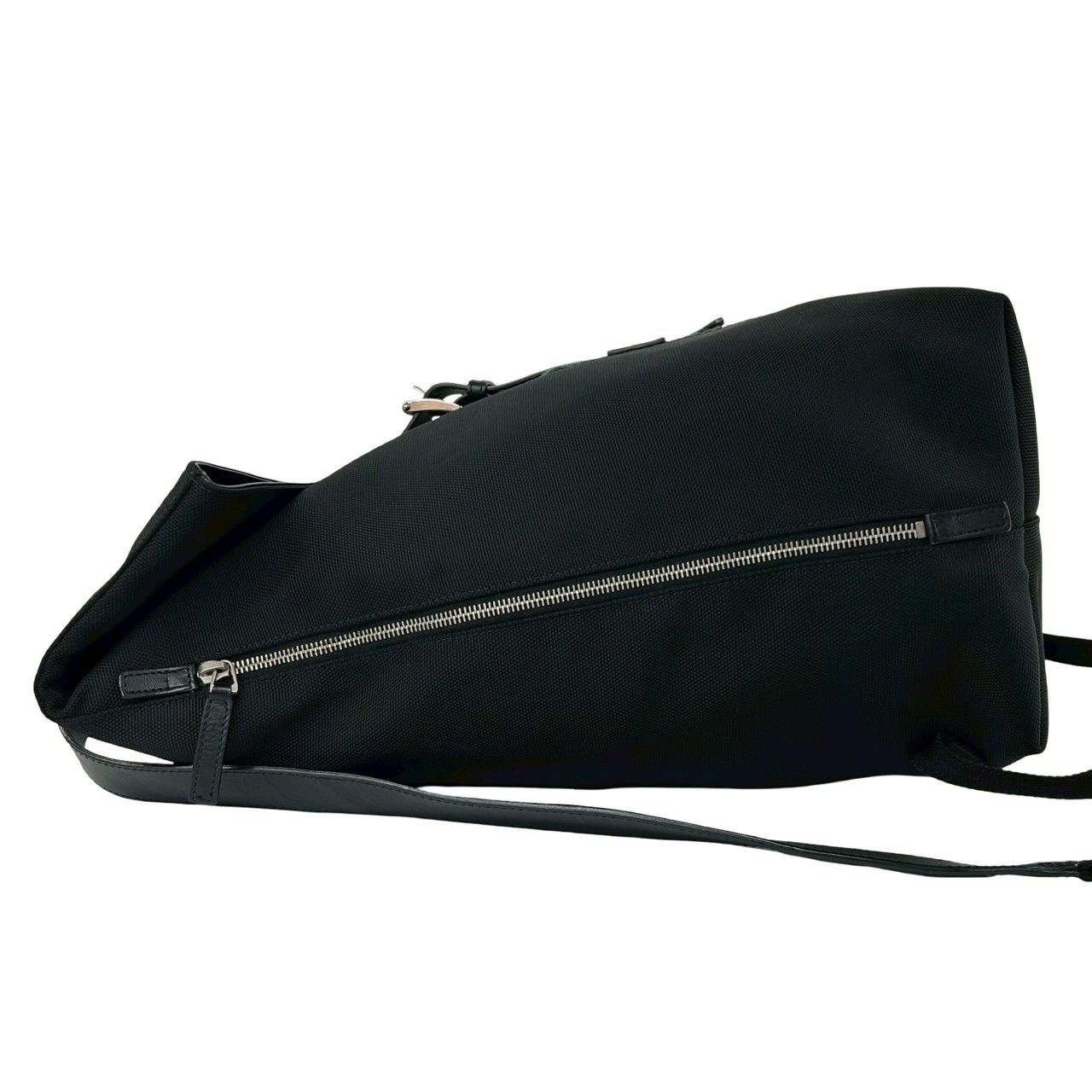 Gucci Sherry Line Web Canvas Leather Backpack Black