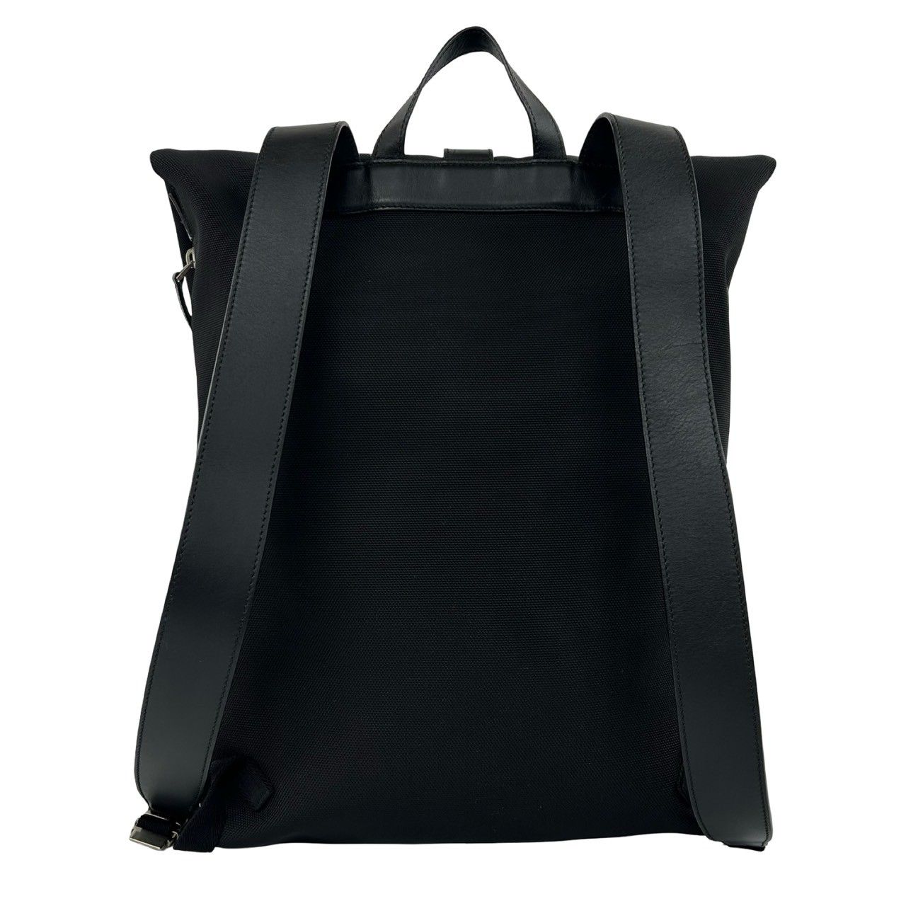 Gucci Sherry Line Web Canvas Leather Backpack Black