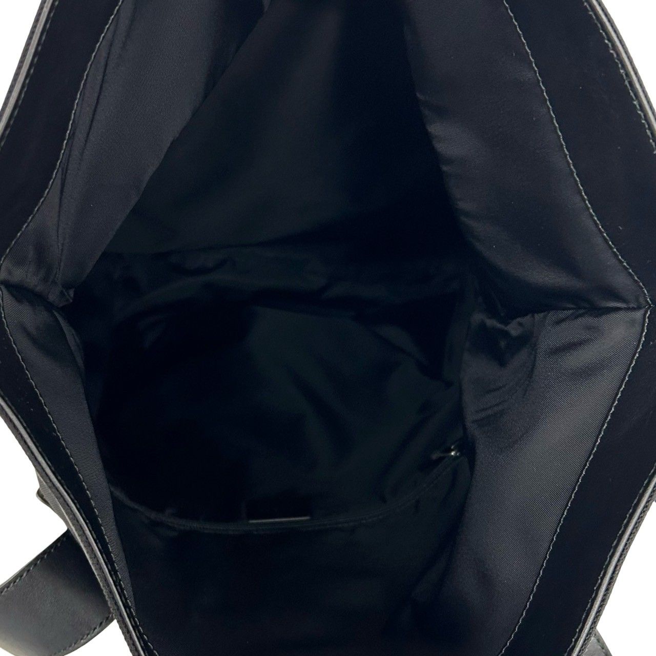 Gucci Sherry Line Web Canvas Leather Backpack Black