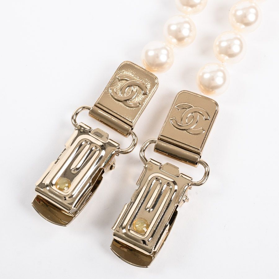 Chanel Others Suspenders White
