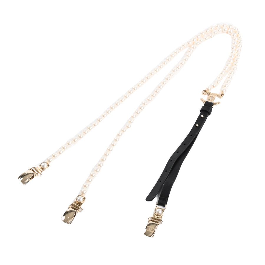 Chanel Others Suspenders White