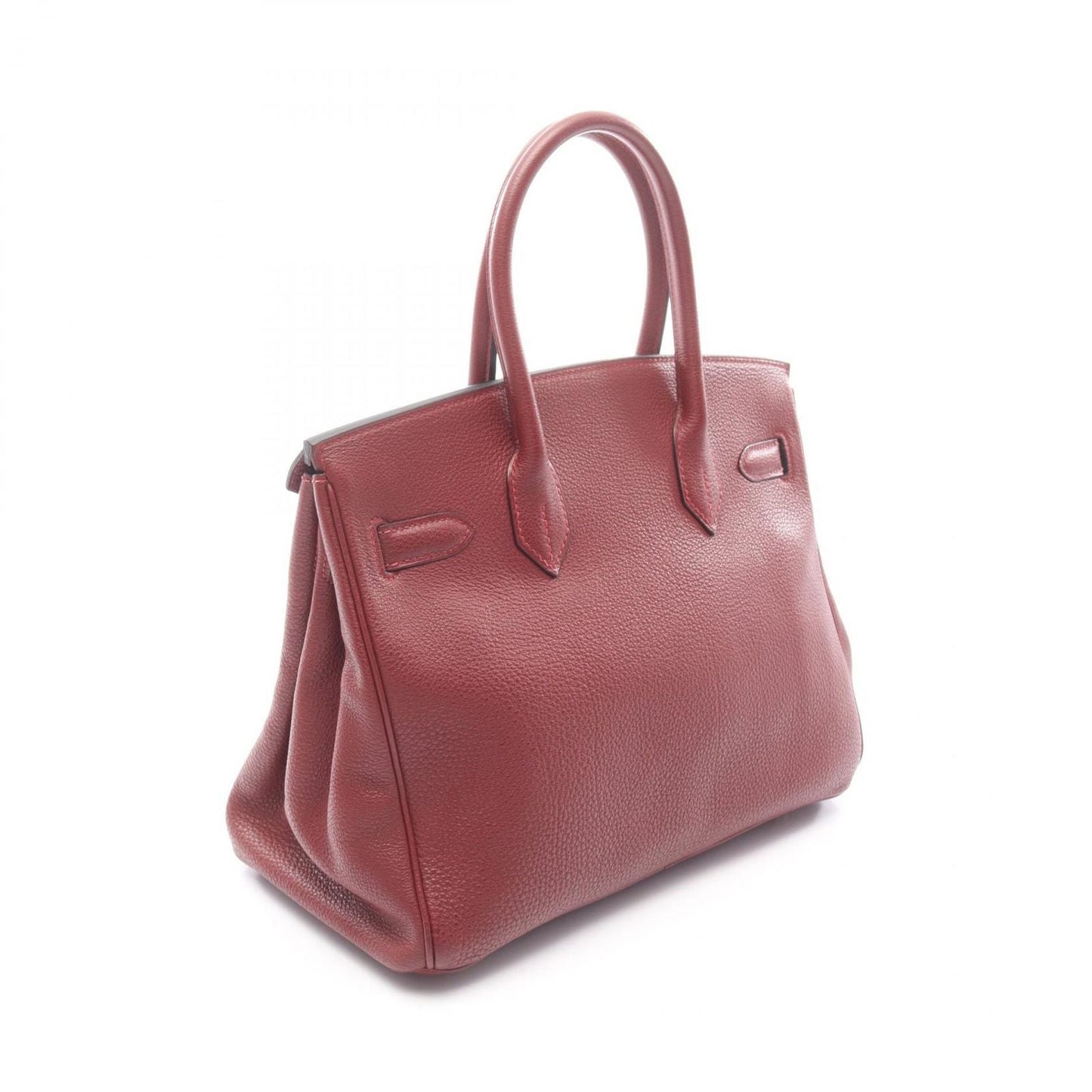 Hermes Handbag Birkin 30 Rouge Ash Leather