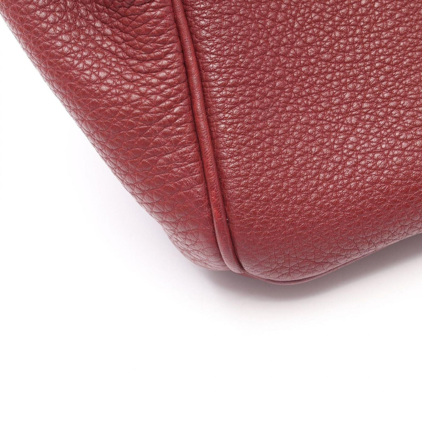 Hermes Handbag Birkin 30 Rouge Ash Leather
