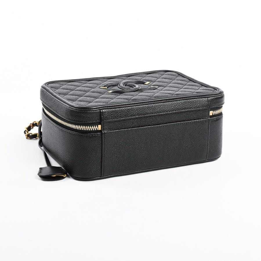 Chanel Handbag CC Filigree Vanity Bag