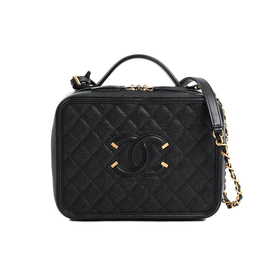 Chanel Handbag CC Filigree Vanity Bag