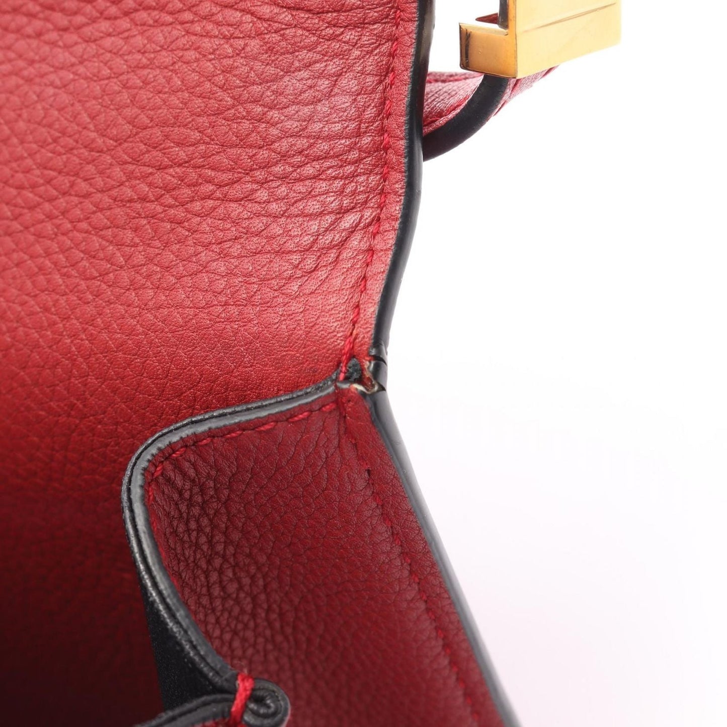 Loewe Shoulder Bag Barcelona Red Leather