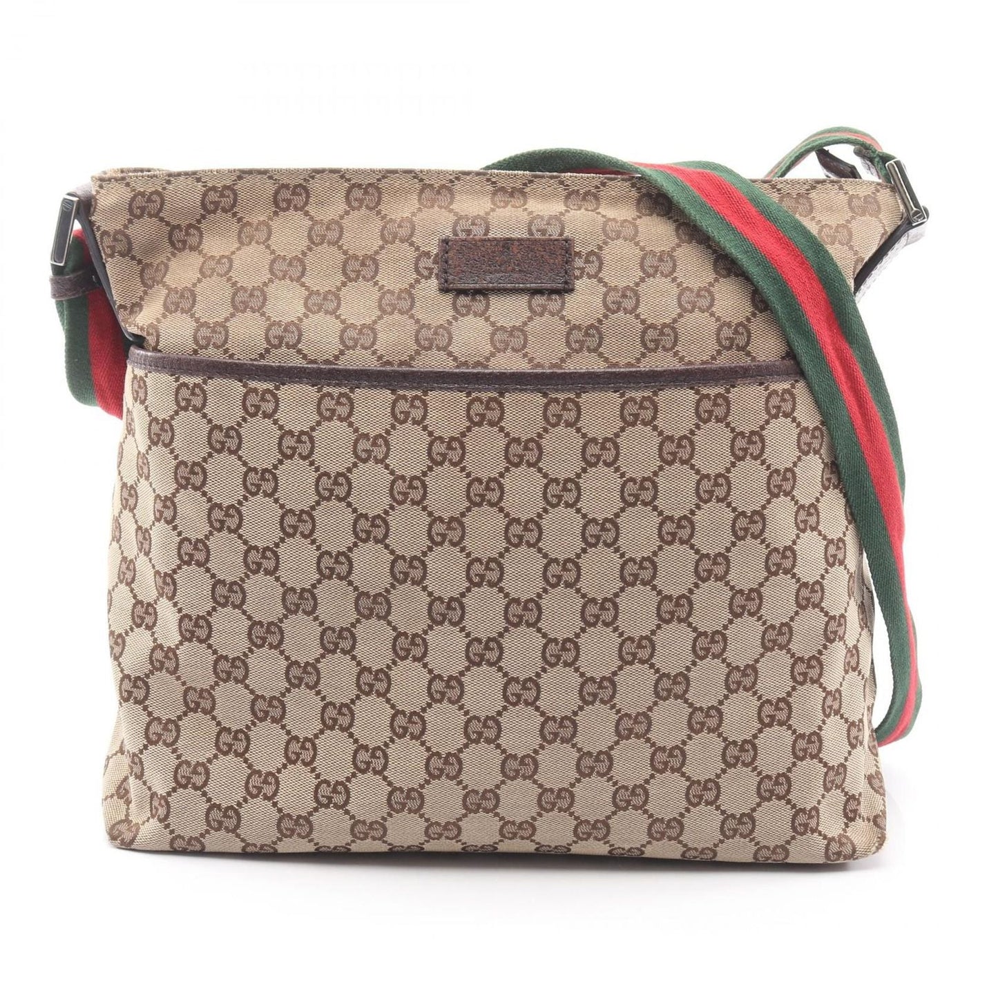 Gucci Shoulder Bag Sherry Line GG Canvas Beige
