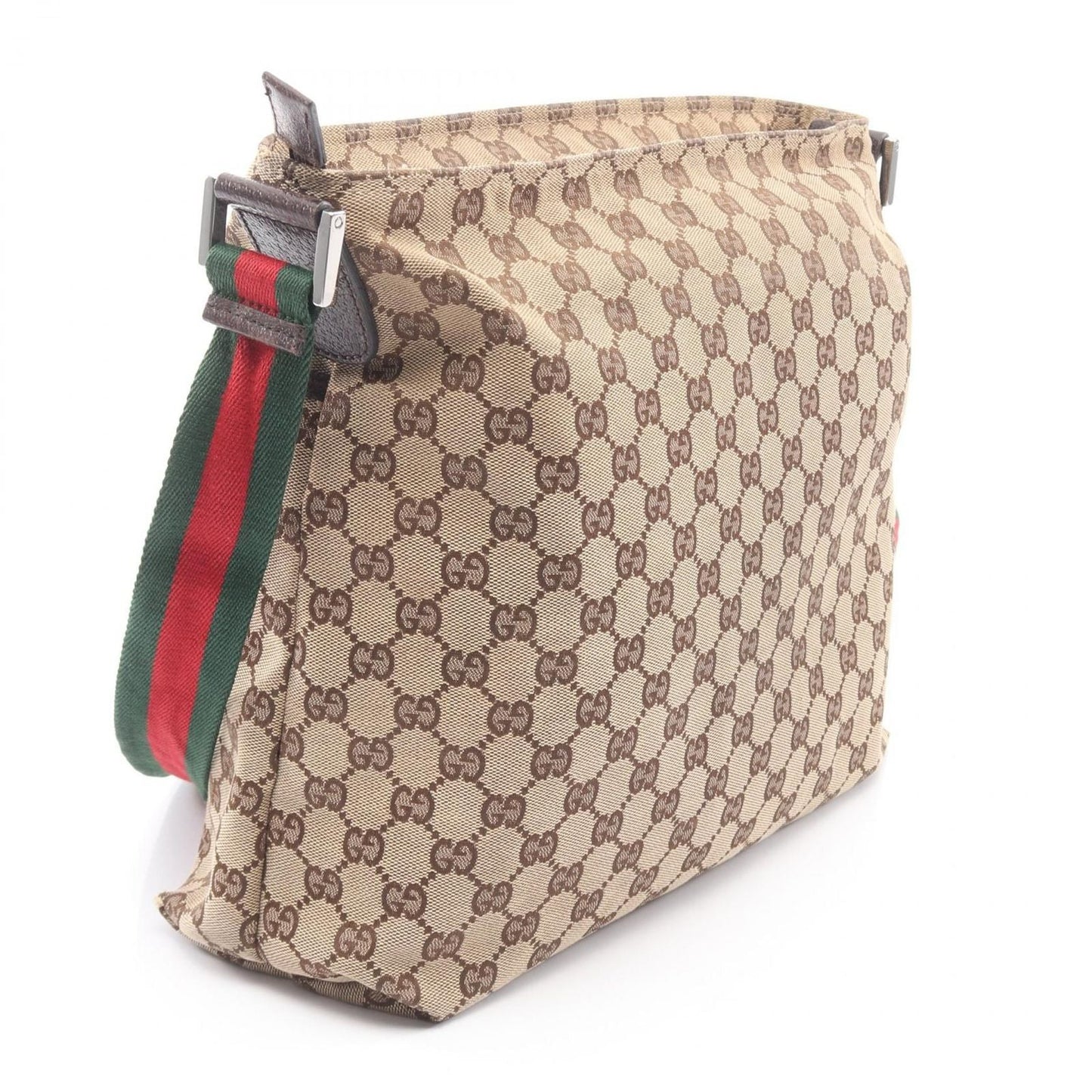 Gucci Shoulder Bag Sherry Line GG Canvas Beige