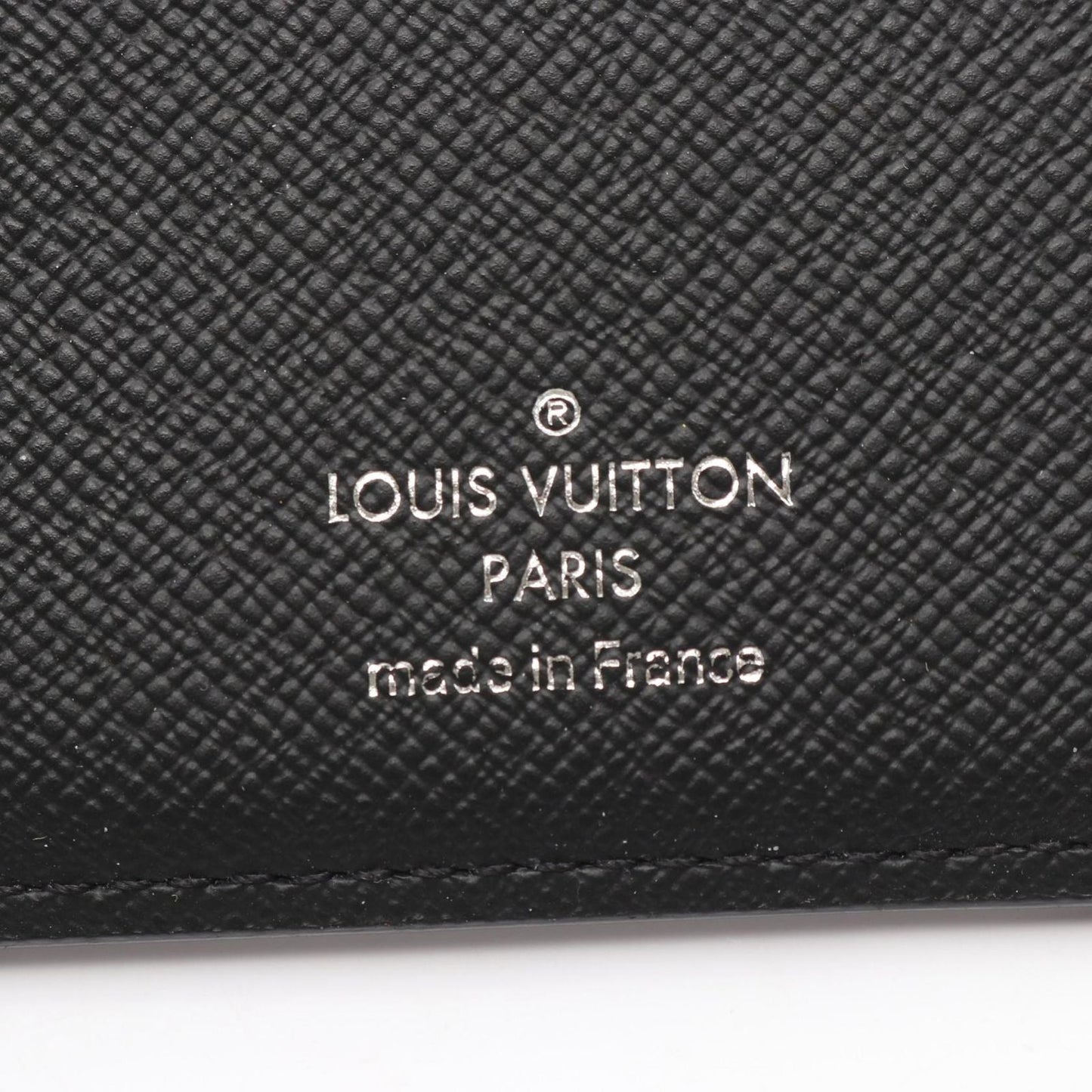 Louis Vuitton Bifold Wallet Portefeuille Brazza Damier Graphite Canvas Leather
