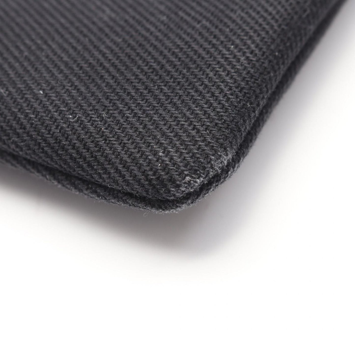 Saint Laurent Paris Clutch Rive Gauche Black White Canvas Leather