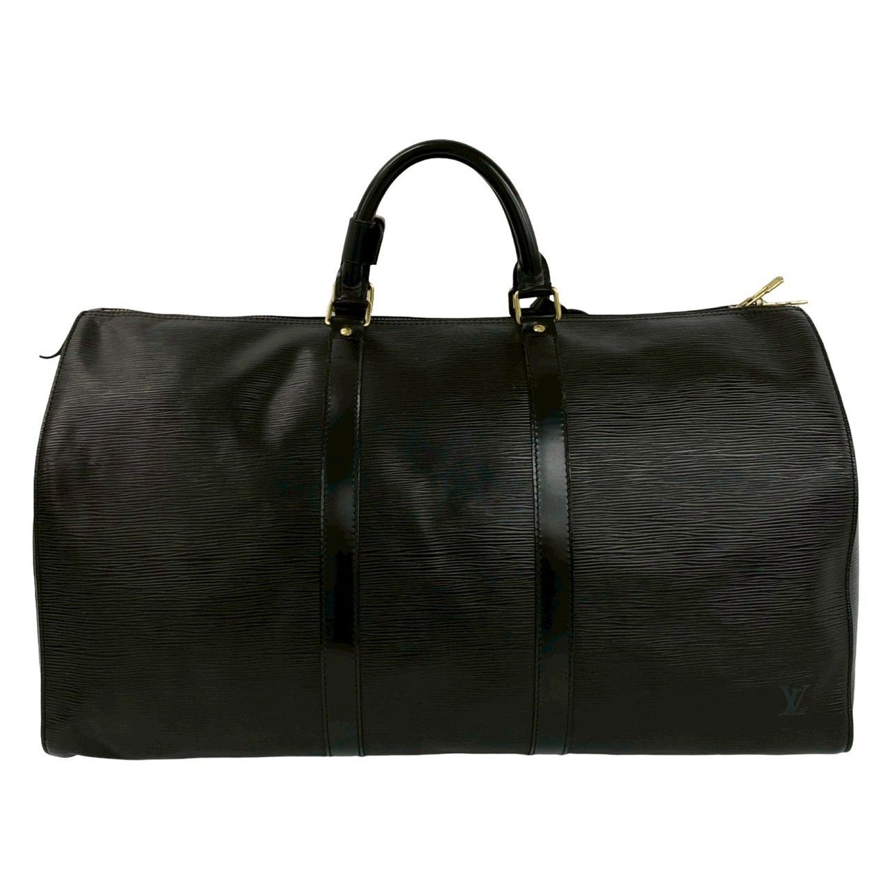 Louis Vuitton Vintage Keepall 50 Epi Leather Boston Bag Noir