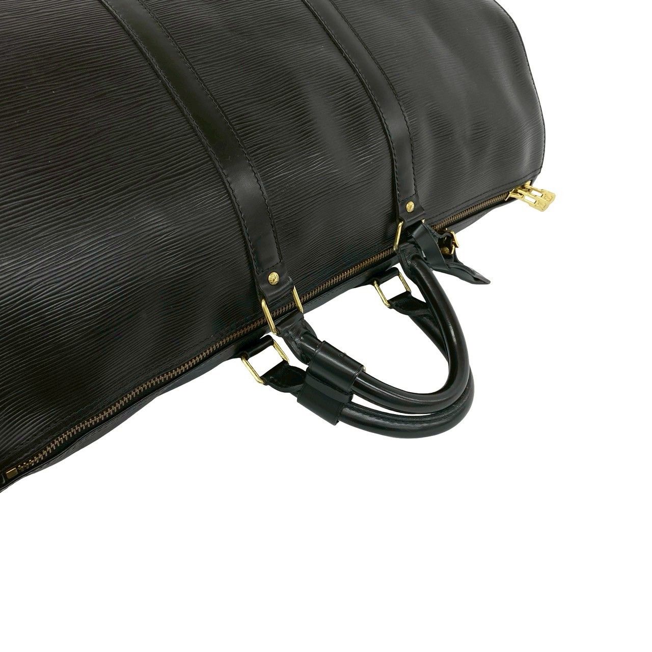 Louis Vuitton Vintage Keepall 50 Epi Leather Boston Bag Noir