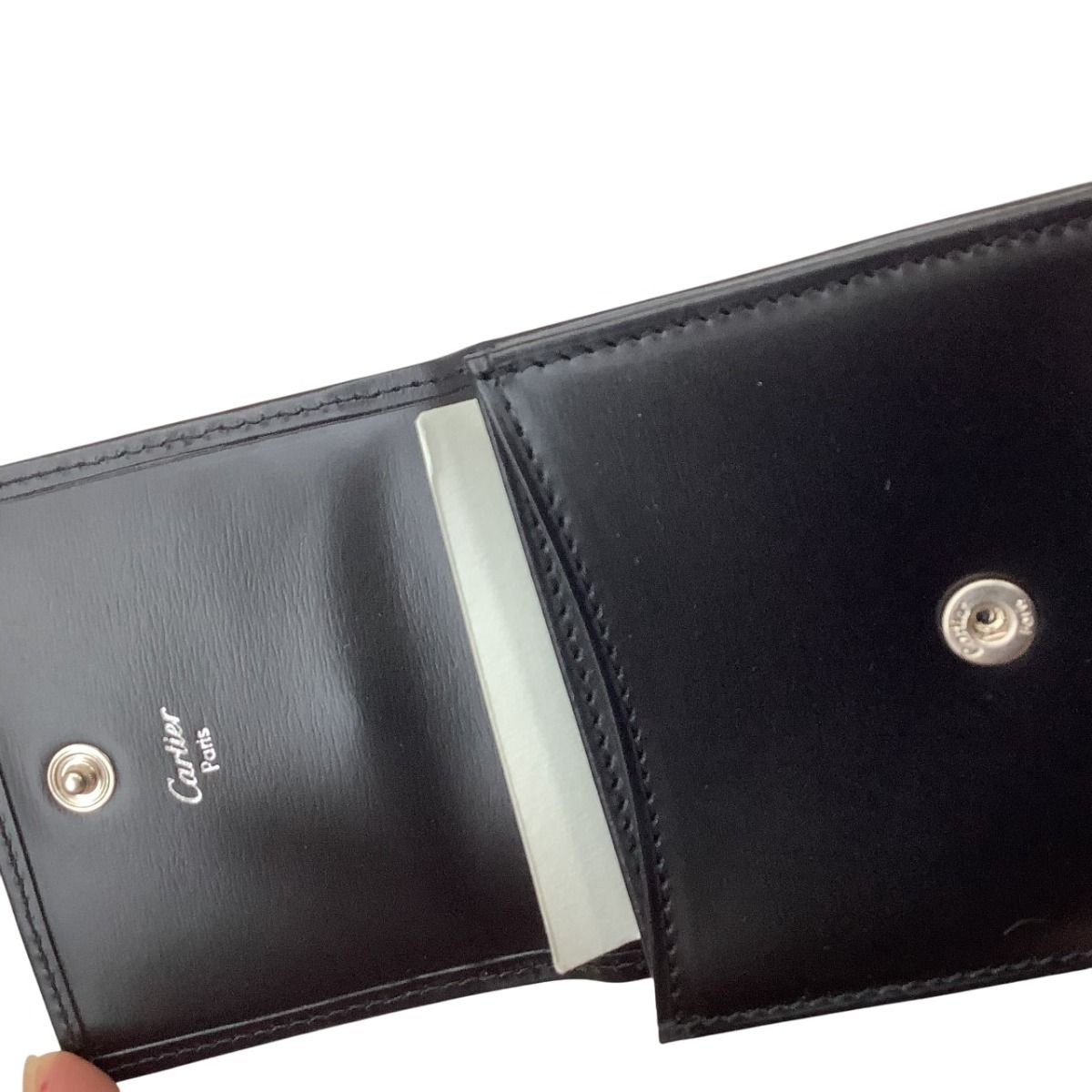 Cartier Wallet Coin Purse le L Black
