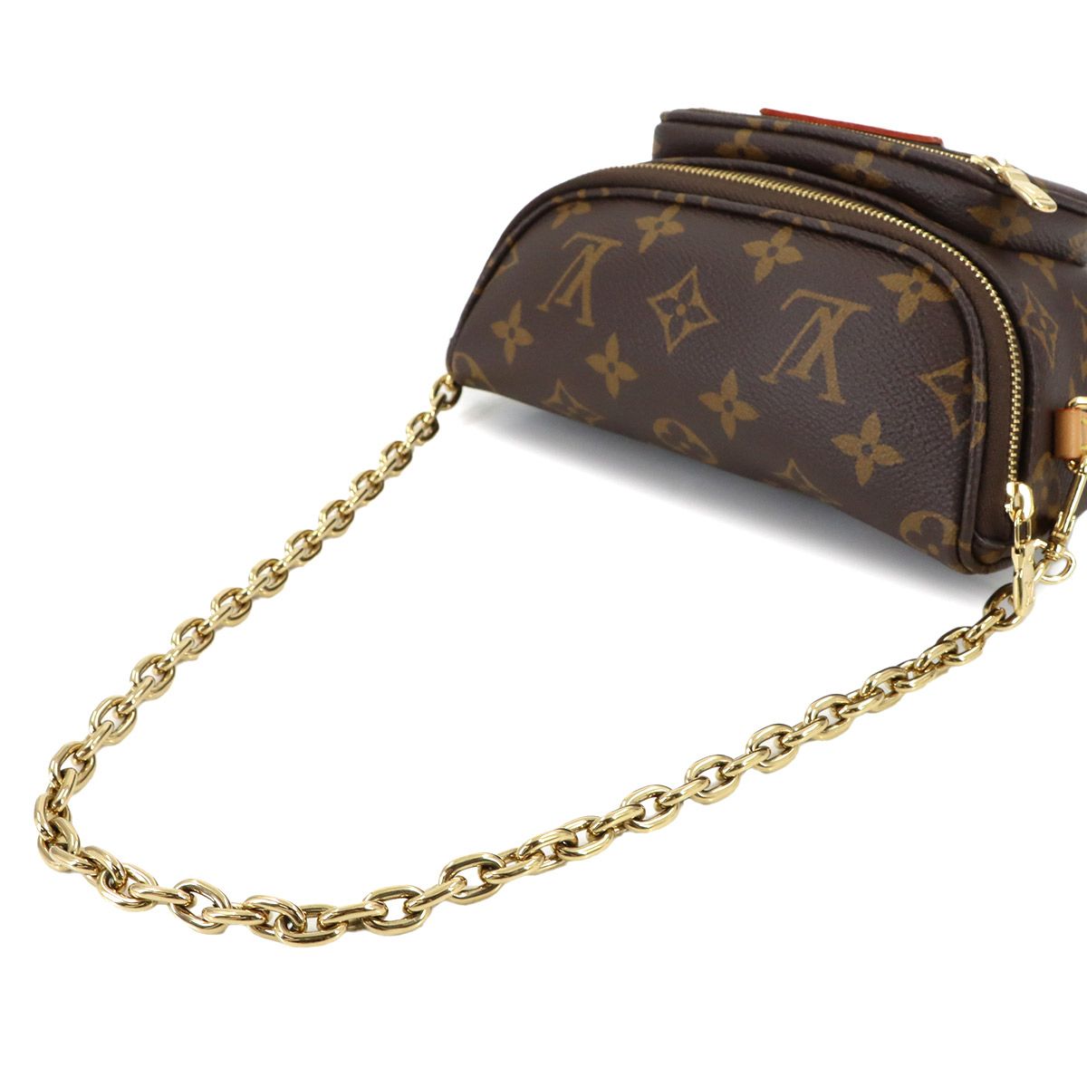 Louis Vuitton Monogram Mini Bumbag 2-Way Bag Brown