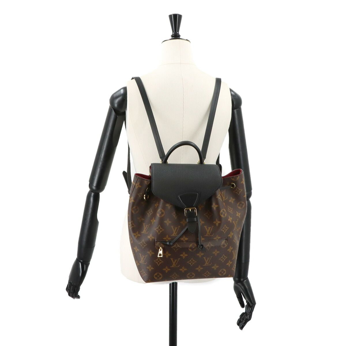 Louis Vuitton Monogram Montsouris NM PM Backpack Noir