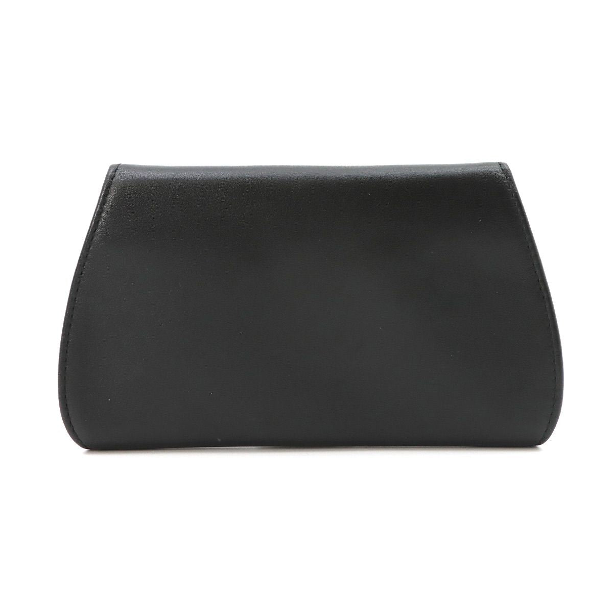 Cartier Panthère Coin Purse Leather Black Case