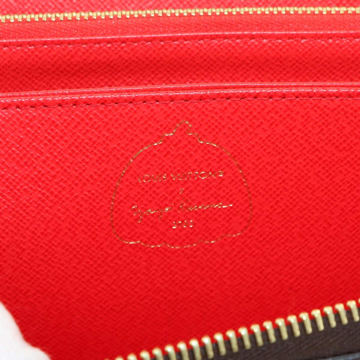Louis Vuitton LV Xyk Monogram Painted Dot Zippy Wallet Zip Around