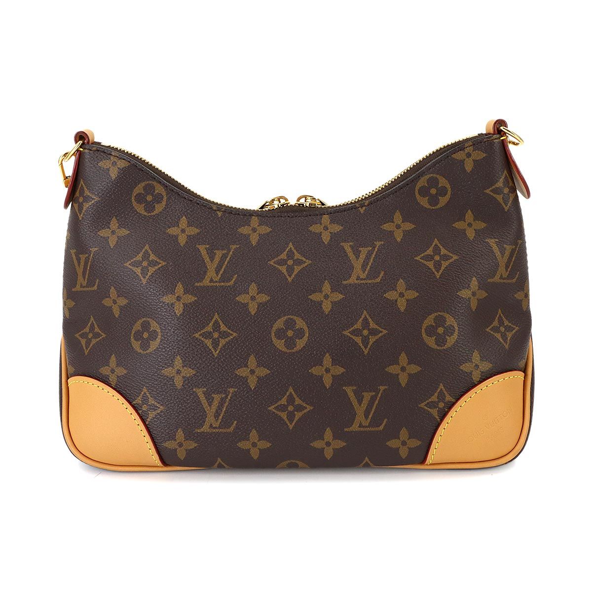 Louis Vuitton Monogram PM 2-Way Shoulder Bag Brown Natural
