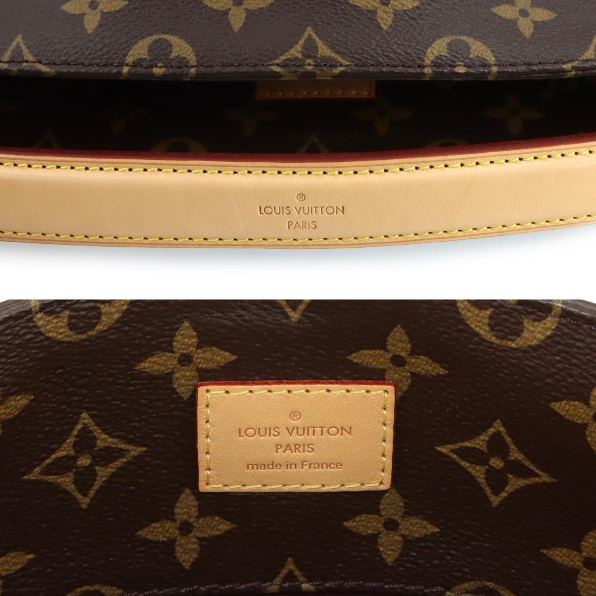 Louis Vuitton Monogram Melie 2-Way Shoulder Bag Brown