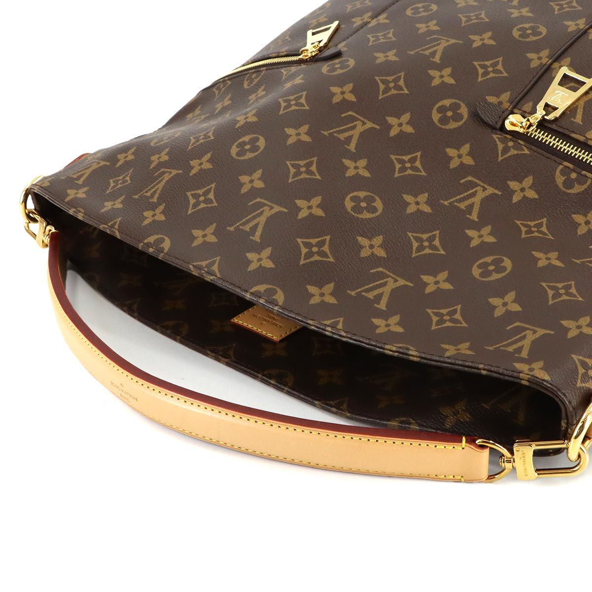 Louis Vuitton Monogram Melie 2-Way Shoulder Bag Brown
