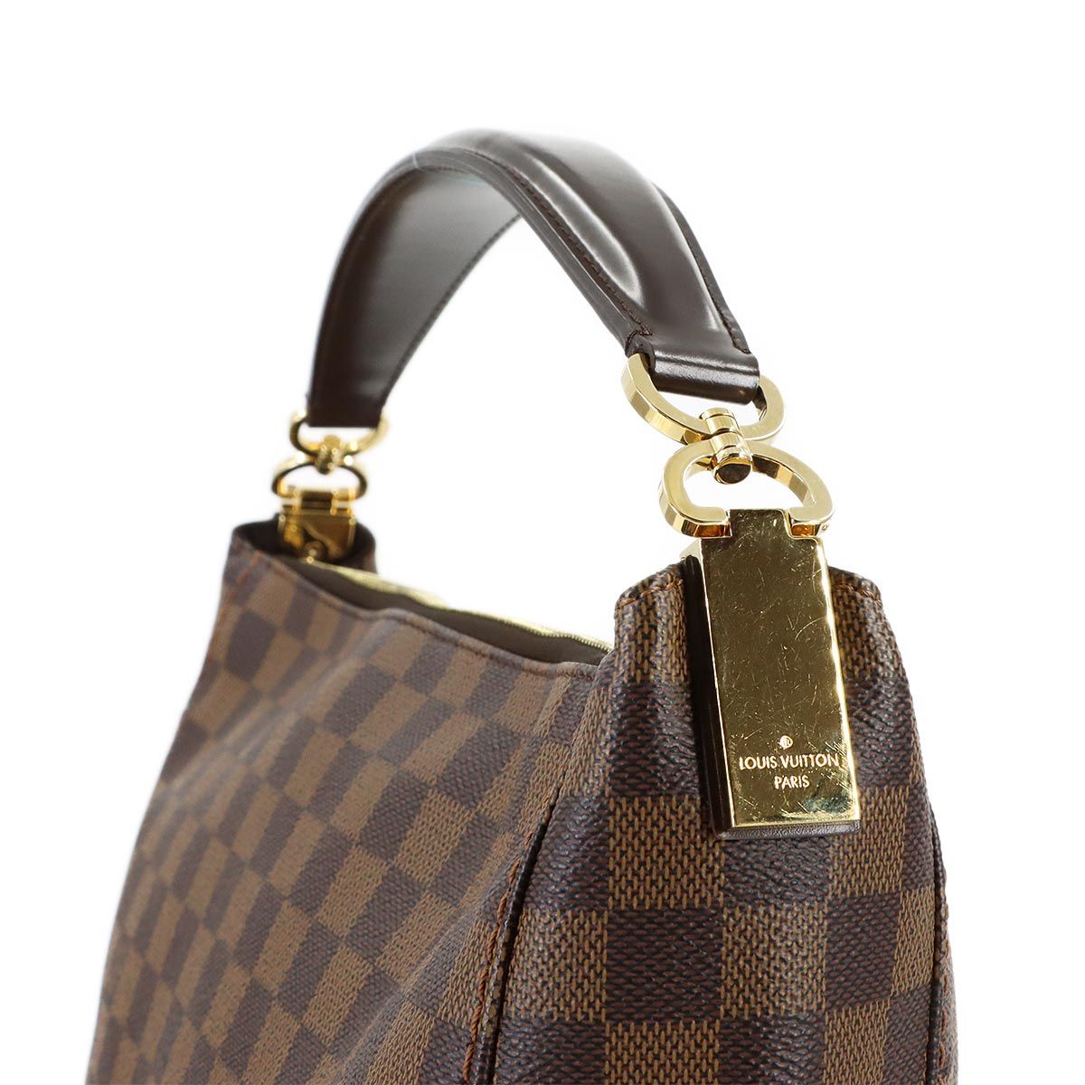 Louis Vuitton Damier Portobello PM Shoulder Bag Ebene