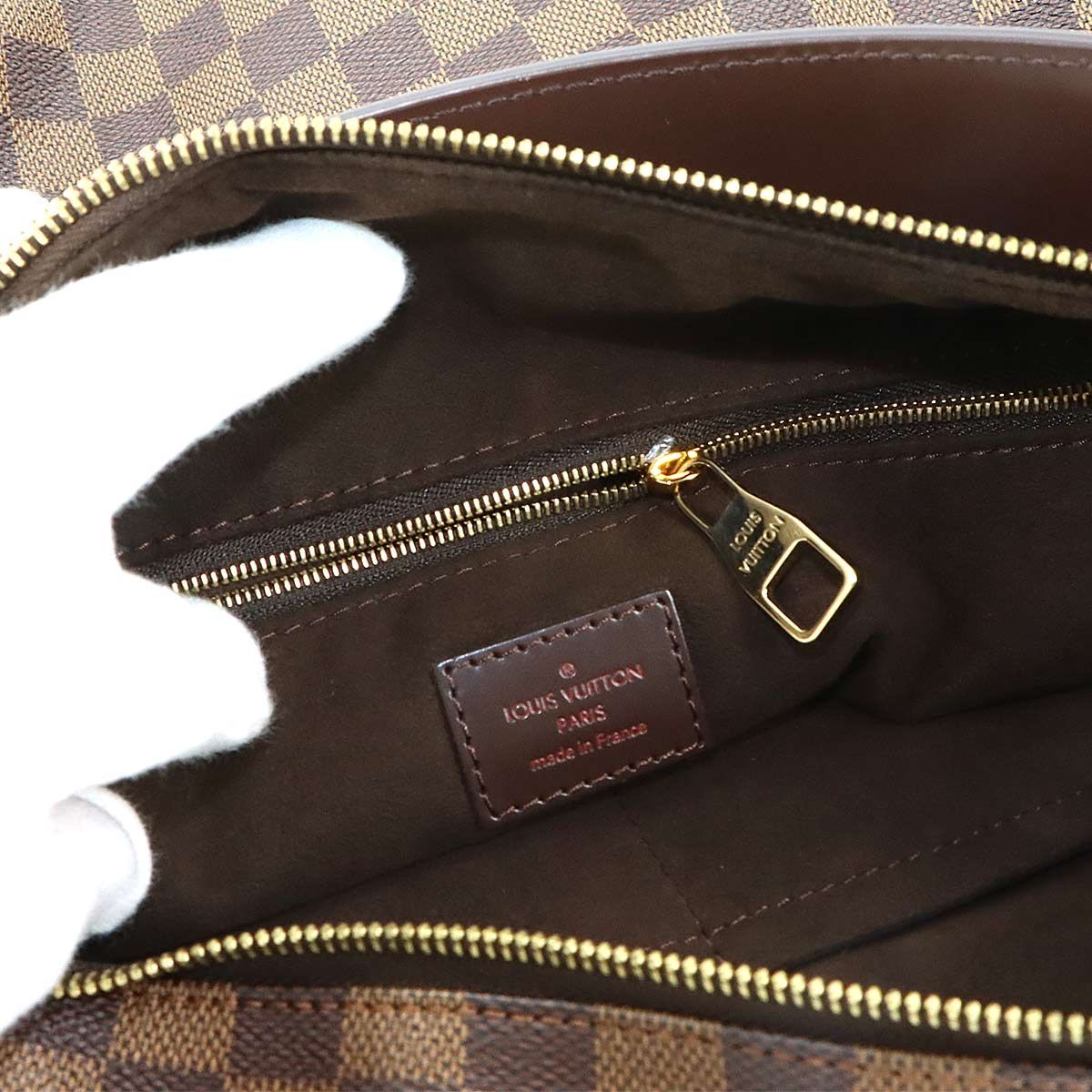 Louis Vuitton Damier Portobello PM Shoulder Bag Ebene