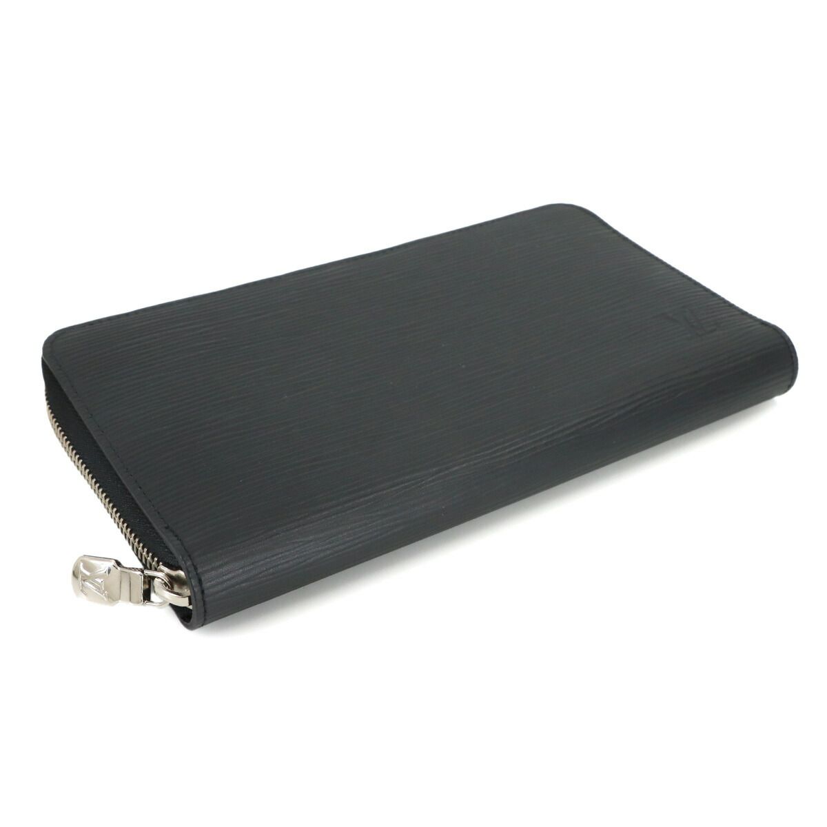 Louis Vuitton Epi Zippy Organizer NM Zip Around Wallet Leather Noir