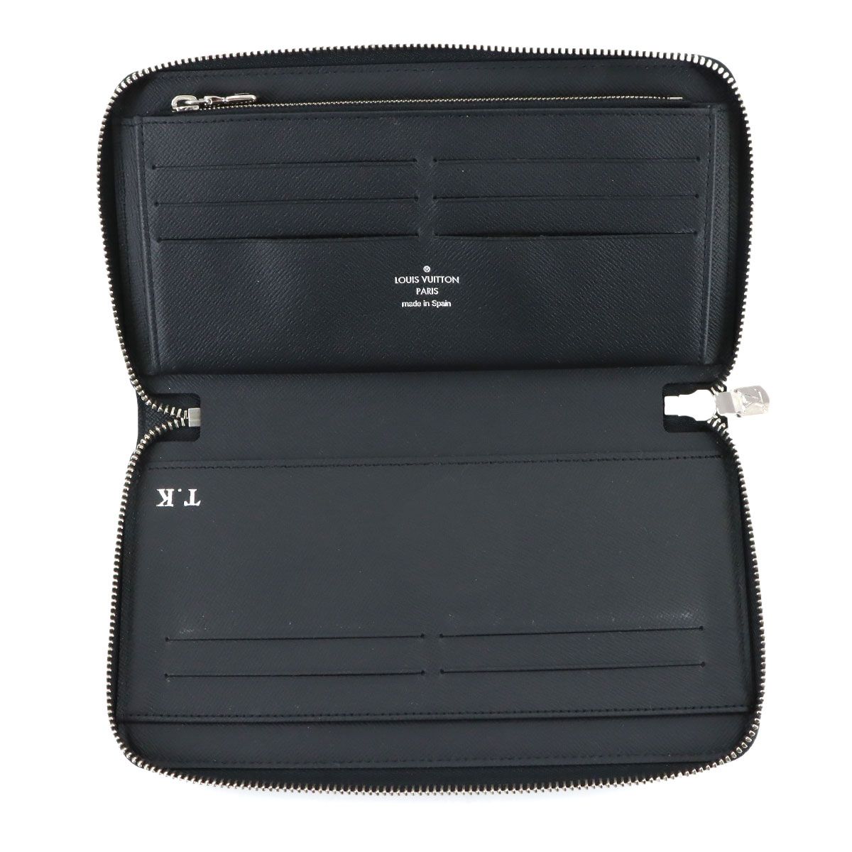 Louis Vuitton Epi Zippy Organizer NM Zip Around Wallet Leather Noir
