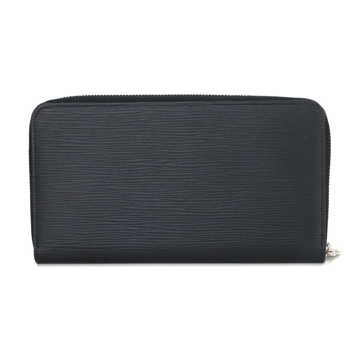 Louis Vuitton Epi Zippy Organizer NM Zip Around Wallet Leather Noir