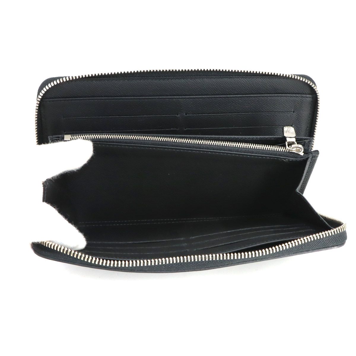 Louis Vuitton Epi Zippy Organizer NM Zip Around Wallet Leather Noir