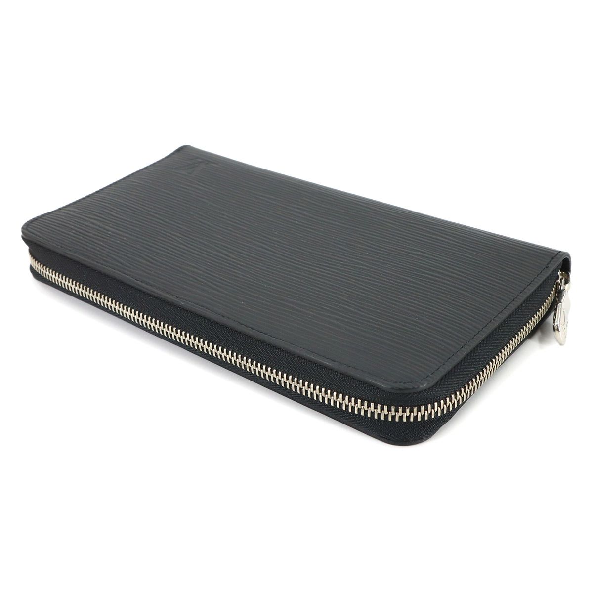 Louis Vuitton Epi Zippy Organizer NM Zip Around Wallet Leather Noir