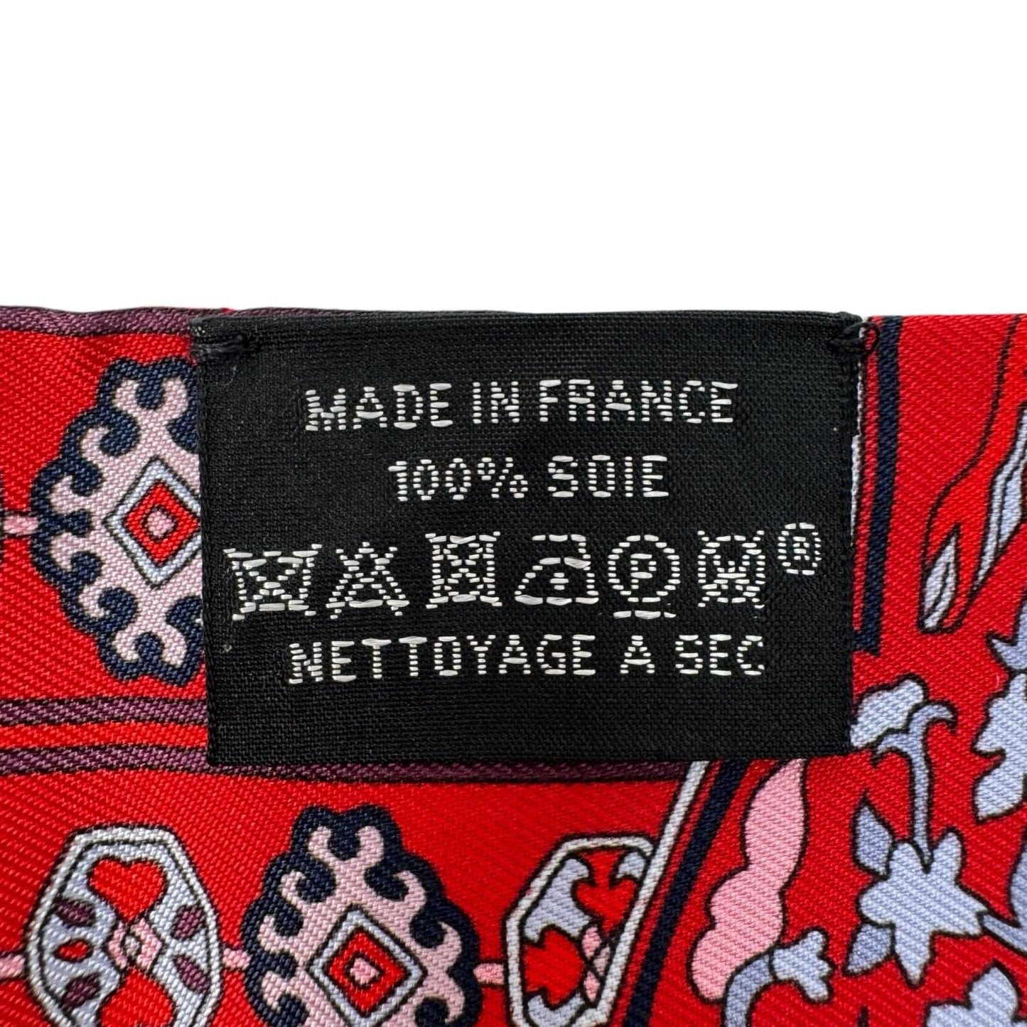 Hermes Tapis Persans Persian Carpet Silk Scarf