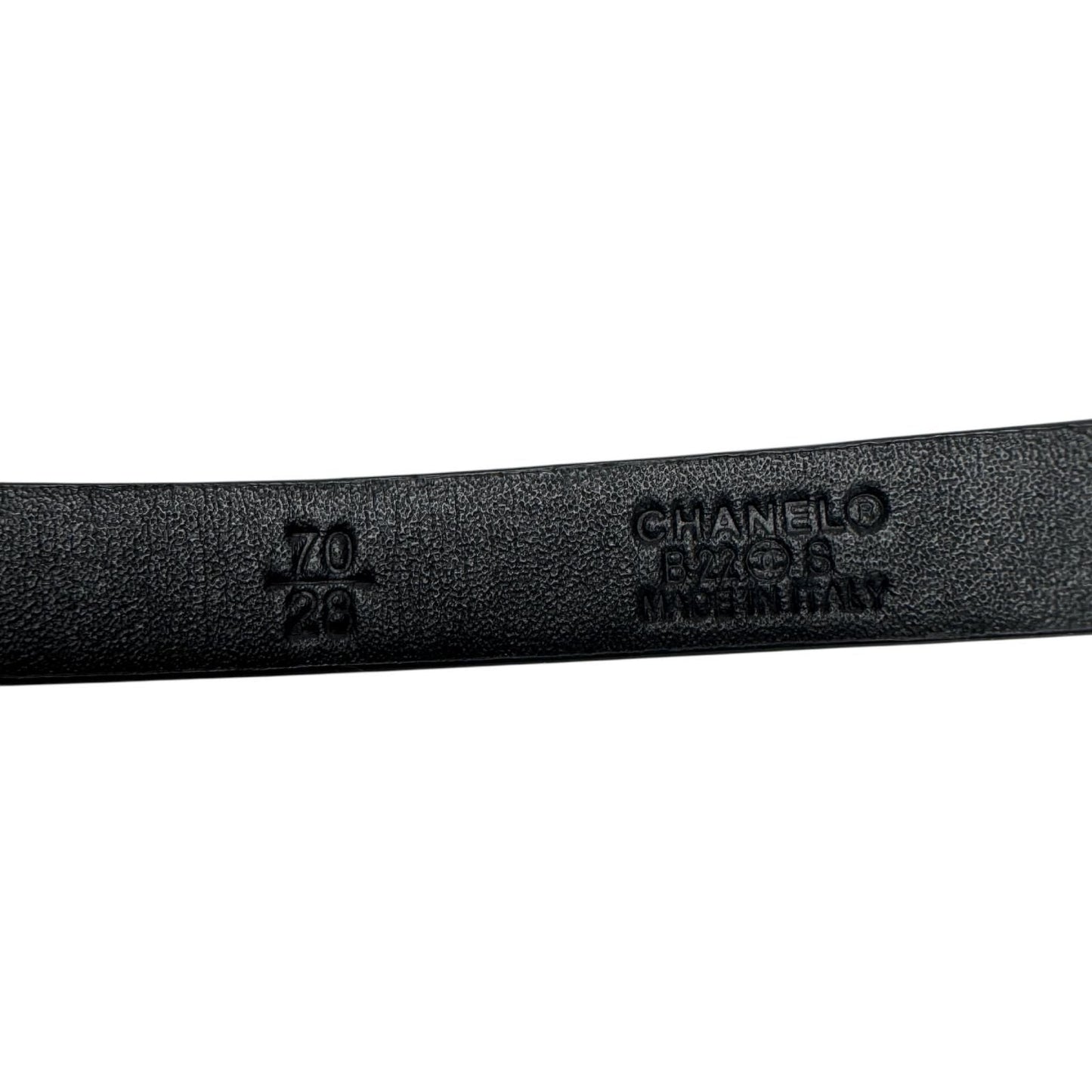 Chanel CC Logo 70 28 Chain Belt Leather